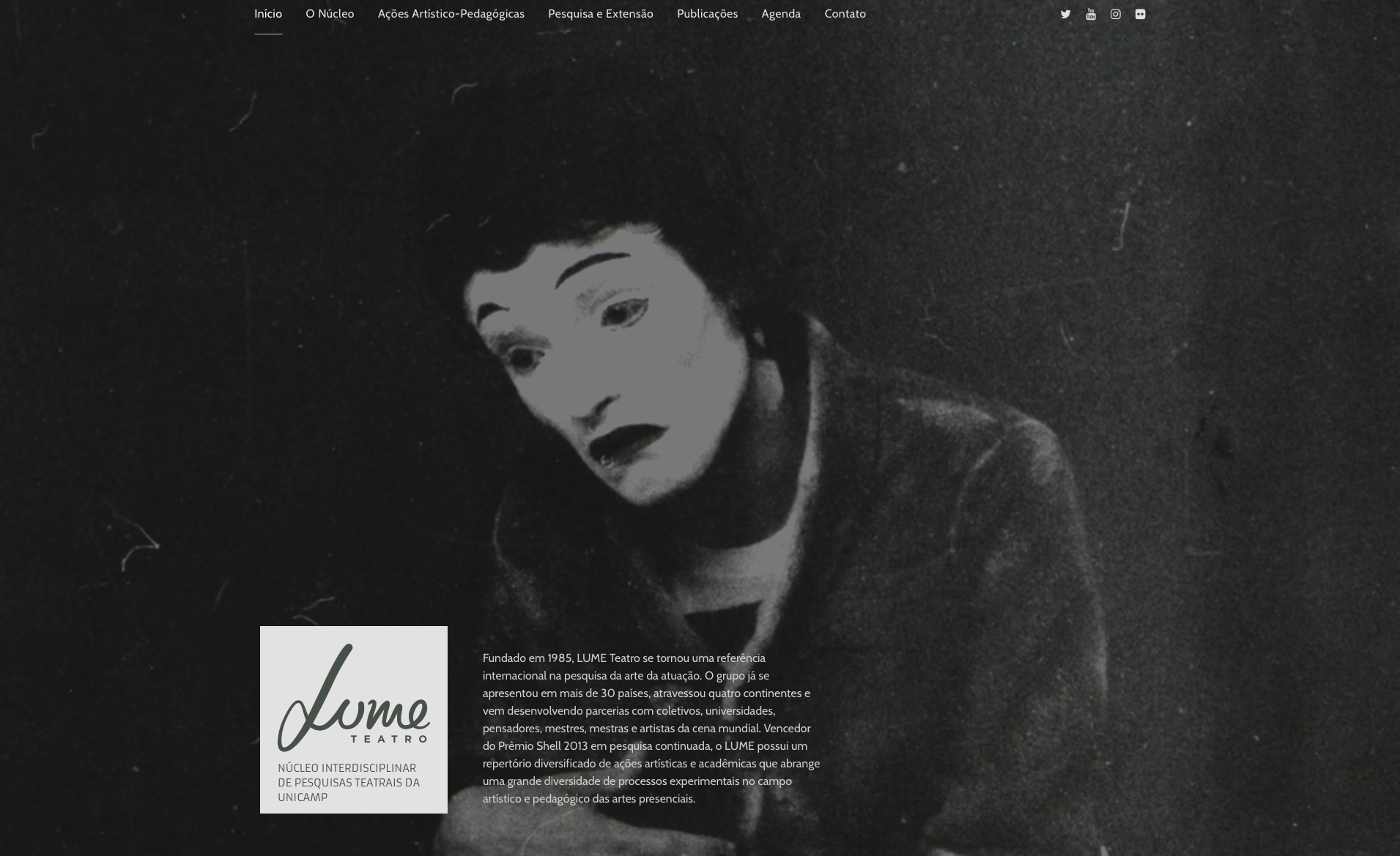 Lume Teatro - Cultural Institution Website