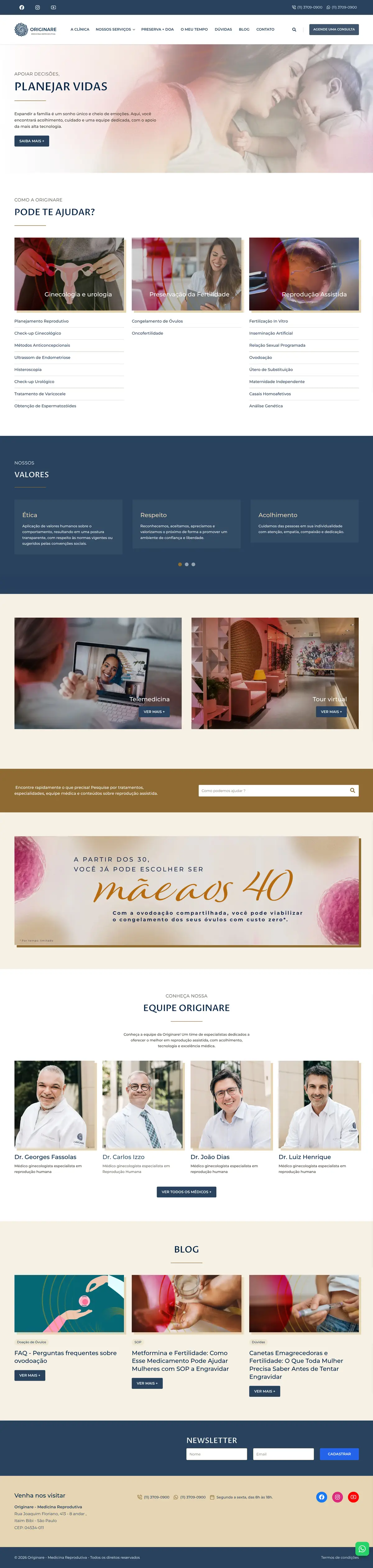 Originare - Fertility Clinic Platform