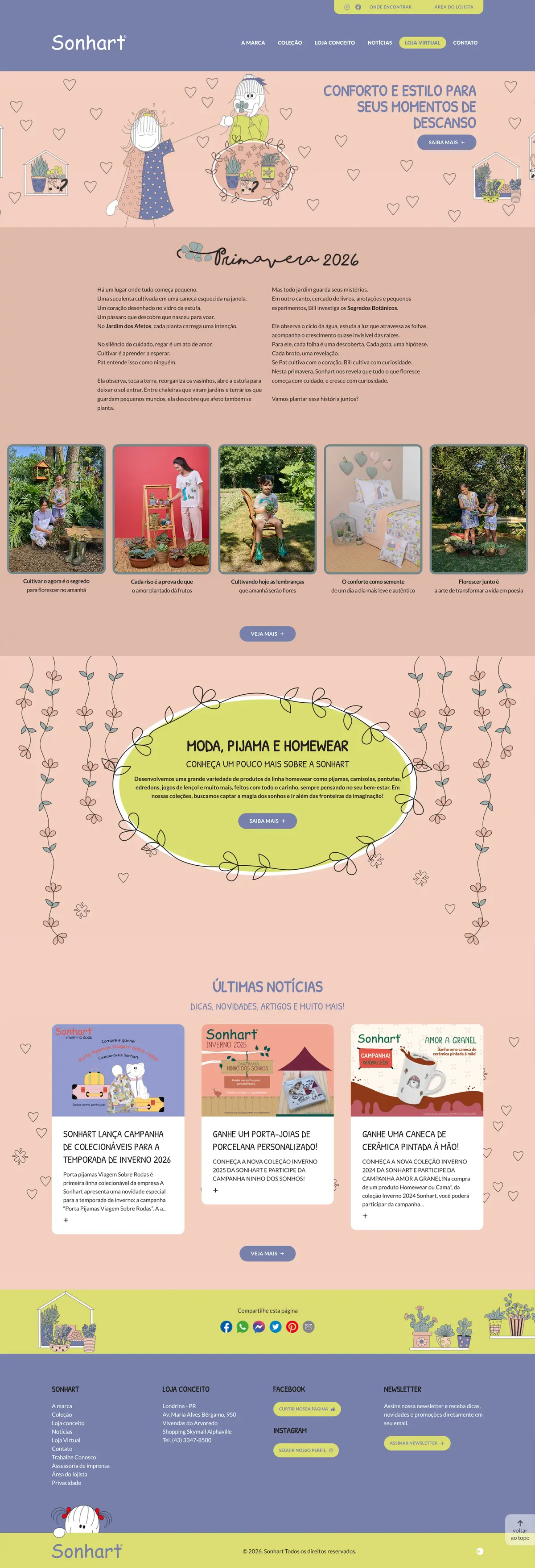 Sonhart - Homewear E-commerce Platform